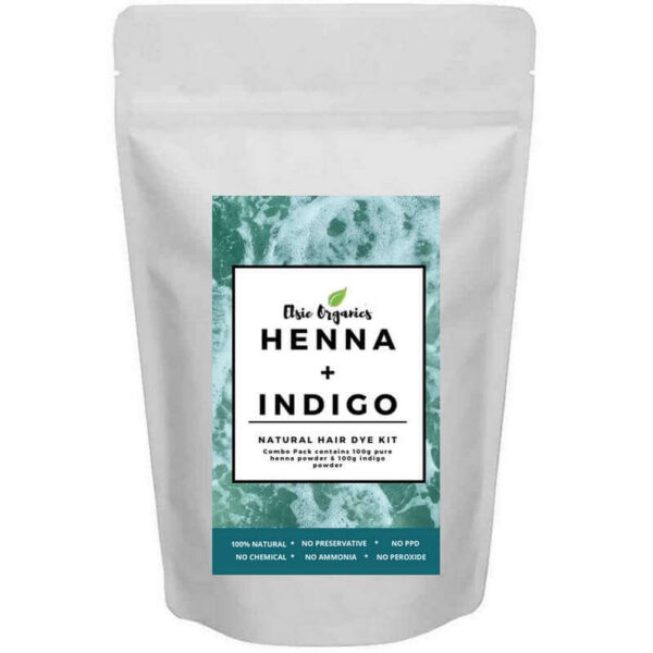 henna indigo natural dye combo kit